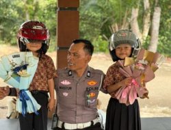 Polres Kuansing Tanamkan Budaya Tertib Berlalu Lintas Sejak Dini Melalui Kegiatan Polsanak