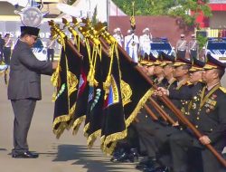 Presiden Prabowo Beri Nugraha Sakanti kepada Polda Riau, Kapolda: Penghargaan Ini Milik Seluruh Personel