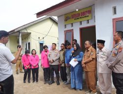 Kapolres Pelalawan Resmikan Bedah Rumah HUT Bhayangkara Ke-80 di Kelurahan Pangkalan Kerinci Timur