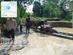 Respon Cepat Laporan Call Center 110, Polres Kuantan Singingi Bersama Polsek Kuantan Tengah Tindak Tegas Aktivitas PETI di Tengah Kota