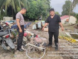 Respon Cepat Laporan Call Center 110, Polres Kuansing dan Polsek Kuantan Tengah Tindak Aktivitas PETI di Hutan Lindung