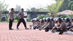 Polres Rohil Tingkatkan Kesiapsiagaan Personel Melalui Latihan Dalmas Antisipasi Aksi Unjuk Rasa