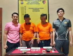 Sita BB Sabu dan Ganja, Satresnarkoba Polres Rokan Hilir Amankan 2 Tersangka