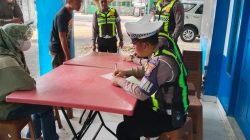 Satlantas Polres Kampar Gelar Patroli dan Teguran Humanis, Tingkatkan Disiplin Berlalu Lintas di Kampar Kiri Hilir