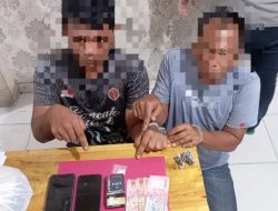 Polsek Lubuk Dalam Ringkus 2 Terduga Pengedar Narkotika di Koto Gasib