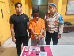 Polsek Tapung Hiling Tangkap Pelaku Narkoba Saat Ingin Transaksi