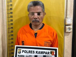 Polres Kampar Tangkap Pensiun PNS Terkait Kasus Pencabulan Anak Usia 7 Tahun