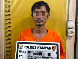 Cabuli 2 Anak Kandung, Ayah Biadab Diamankan Polres Kampar