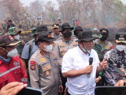 Menteri LHK dan Kapolda Riau Tinjau Langsung Karhutla di Kampar, Pastikan Penanganan Optimal