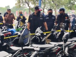 Jaringan Curanmor 44 Motor Pekanbaru-Kampar Dibongkar, 5 Tersangka Ditangkap