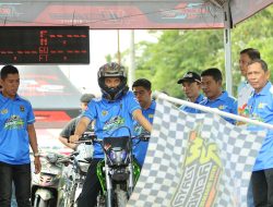 Kapolres Kuansing Buka Kejuaraan Drag Bike HUT Bhayangkara 2026, Salurkan Bakat Generasi Muda dan Cegah Balap Liar