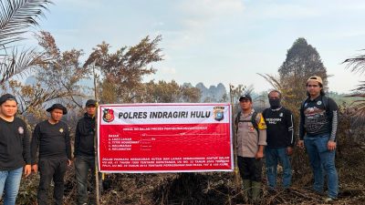 Buang Puntung Rokok Sembarangan Picu Kebakaran 5 H Kebun, Pelangsir Sawit Dibekuk Polisi