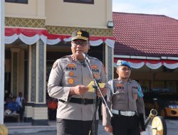 Siaga Karhutla 2026, Polres Kampar Gelar Apel Bersama TNI dan Instansi Terkait