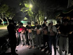 Jaga Kondusivitas Malam Minggu, Tim Raga Regu III Polres Kampar Sasar Titik Rawan di Bangkinang