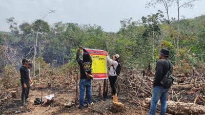 Ditinggal Makan, Api Membesar dan Hanguskan Kebun Karet, Pria Asal Air Molek Jadi Tersangka