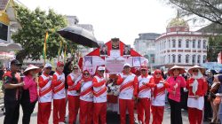 Kapolres Rohil Hadiri Karnaval HUT ke-81 RI, 61 Peserta Meriahkan Bagansiapiapi
