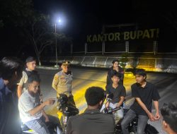 Patroli Malam Tim Raga Polres Kuansing Sasar Titik Rawan, Cegah Balap Liar dan Kejahatan C3