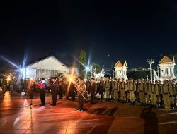 Kenang Jasa Pahlawan, Kapolres Rohil Hadiri Apel Kehormatan dan Renungan Suci HUT ke-81 RI