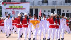 Kapolres Rohil Hadiri Upacara HUT ke-81 RI, 584 Warga Binaan Terima Remisi