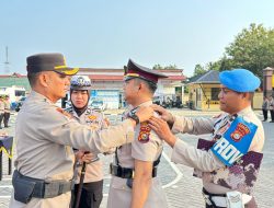 Kapolres Inhu Pimpin Sertijab Kasat Lantas, Ini Penggantinya