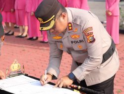 Dilantik Kapolres Rohil, AKP Fikri Kurniawan Resmi Jabat Kasat Lantas