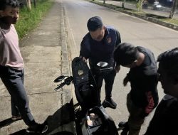 Patroli Malam Tim Raga Polres Kuansing, Jaga Kamtibmas dan Cegah Gangguan Keamanan