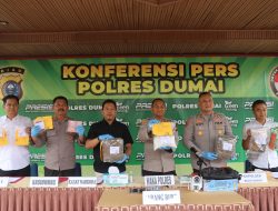 Ungkap Peredaran Narkoba, Polres Dumai Amankan Seorang Kurir Bersama 48 Paket Sabu dan 117,5 Butir Ekstasi 