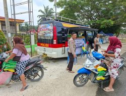 Bantu Ringankan Beban Warga, Polres Kuansing Salurkan 1 Ton Beras SPHP