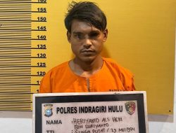Sempat Kabur ke Inhil, Satreskrim Polres Inhu Bekuk Pelaku Curanmor di Kampung Besar Seberang