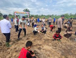 Dukung Swasembada Pangan, Polsek Medang Kampai Tanam Jagung di Lahan 1,5 Ha Pemko Dumai