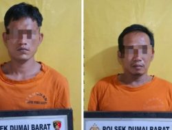 Gondol Pupuk Urea, Dua Warga Bukit Kapur Diamankan Polsek Dumai Barat
