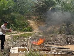 Terima Aduan 110, Polisi Tertibkan PETI di Sentajo Raya
