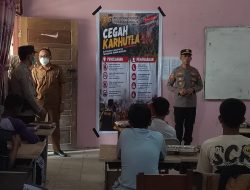 Cegah Karhutla, Polsek Rantau Kopar Sosialisasi ke Siswa SMA 1 Rantau Kopar