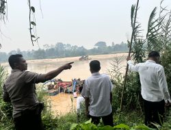 Laporan 110 Ditindaklanjuti, 10 Rakit PETI di Sungai Kuantan Ditertibkan Polsek Cerenti