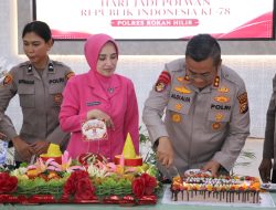 HUT ke-78 Polwan, Kapolres Rohil: Satu Senyum ke Warga Itu Pengabdian Besar