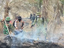 Helikopter Water Bombing Diterjunkan, Karhutla di Desa Anak Talang Inhu Dipadamkan