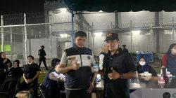 Lapas Binjai Gelar Razia Gabungan Bersama TNI-Polri dan BNNK