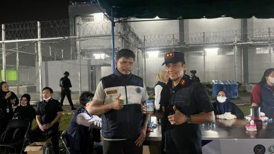 Lapas Binjai Gelar Razia Gabungan Bersama TNI-Polri dan BNNK