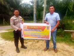 Gencar Cegah PETI, Polres Kuansing Sebar Maklumat Larangan Tambang Ilegal di Tiga Kecamatan