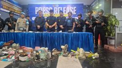 Dipimpin Kakanwil Jalu Yusa Panjang, Ratusan Brimob-TNI-Polri Sisir Blok Hunian Rutan Medan