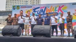 Pemko Medan Lepas Ribuan Peserta Funwalk HUT ke-48 GM FKPPI di CFD Lapangan Merdeka