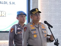 Kapolres Rohil Pimpin Sertijab Kapolsek Tanah Putih, Tekankan Pelayanan Humanis