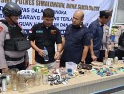 Gandeng Brimob TNI Polri dan BNN, Lapas Narkotika Siantar Razia Kamar dan Tes Urine
