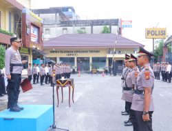 Kapolresta Pekanbaru Pimpin Pelantikan Kabag Ren, Sertijab Kasat Samapta dan Kapolsek Kulim