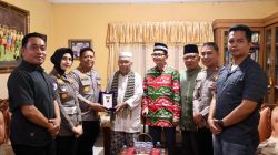 Jelang Tugas Baru, Kapolres Pelalawan AKBP John Louis Pamit ke Sultan Kamaruddin Haroen