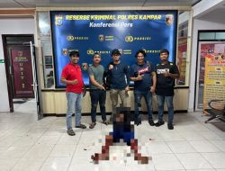 16 Bulan Buron, Otak Pelarian 11 Tahanan Polres Kampar Ditangkap di Tapung