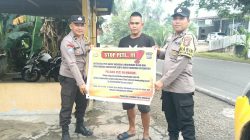 Polres Kuansing Sebar Maklumat Larangan PETI di Tiga Kecamatan