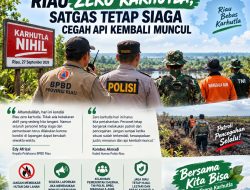 Setelah Berjibaku di Lahan Gambut, Riau Akhirnya Zero Karhutla
