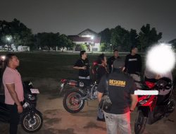Cegah Balap Liar dan Premanisme, Tim RAGA Polresta Pekanbaru Keliling Kota Tengah Malam