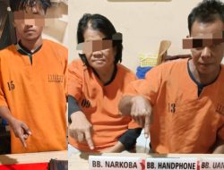 Pasutri di Kampar Ditangkap Jual Sabu, 1 Pemakai Ikut Diringkus Polsek Tapung